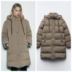 Zara Wind Protection Puffer Jacket